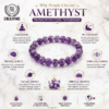 Untitled-design-(9) (1) Natural Amethyst Bracelet infographic showing calm mind, better sleep, mental clarity, Third Eye Chakra activation and spiritual growth