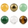 dhan-yog-bracelet-6-crystal-beads Six natural crystal beads of Dhan Yog Bracelet – Citrine, Pyrite, Green Aventurine, Green Jade, Clear Quartz, Tiger Eye