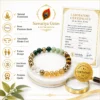 dhan-yog-bracelet-lab-certified-specs Dhan Yog Wealth Crystal Bracelet with lab certificate – 8mm natural gemstones, stretchable, unisex, Vedic mantra energised