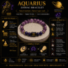 aquarius-zodiac-bracelet-how-to-wear-dos-donts-guide Aquarius Zodiac Bracelet wearing guide with do's, don'ts, mantra, Saturday wearing method and gemstone care instructions.
