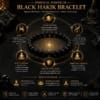 Black Hakik Bracelet for Root Chakra, Shani, Rahu and Ketu with grounding, protection and spiritual growth benefits.