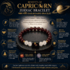 capricorn-zodiac-bracelet-benefits-garnet-milky-quartz-infographic Benefits of Capricorn (Makar Rashi) Zodiac Bracelet with Natural Garnet and Milky Quartz supporting stamina, emotional balance and focus.