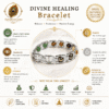 divine-healing-bracelet-features-natural-gemstones Divine Healing Bracelet showing gemstone details, bead size, premium alloy, natural crystals and unisex bracelet features.