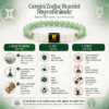 How to wear Gemini Zodiac Bracelet guide with wearing steps, care instructions, do's and don'ts for Green Aventurine gemstone bracelet.