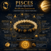 pisces-zodiac-bracelet-benefits-citrine-tiger-eye-infographic Benefits of Pisces (Meen Rashi) Zodiac Bracelet with Natural Citrine and Tiger Eye for confidence, positivity, focus and prosperity.