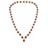 rudraksha-mala-with-golden-cap-natural-40-beads-sawariya-gems Natural 40 beads Rudraksha Mala with golden caps by Sawariya Gems, Vedic mantra energised necklace for meditation and daily wear.