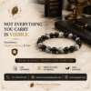 sulemani-hakik-bracelet-natural-protection-lifestyle Sulemani Hakik Bracelet lifestyle image highlighting natural protection, Vedic energised beads, lab certified quality and grounding energy