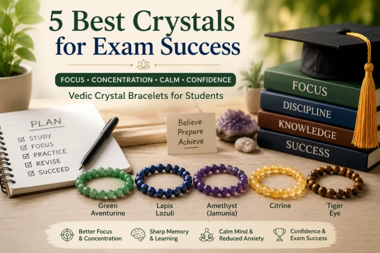 5 best crystals for exam success, focus, concentration and student confidence