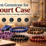 Best gemstone for court case featuring Lapis Lazuli, Tiger Eye, Amethyst, Black Tourmaline and Red Jasper bracelets